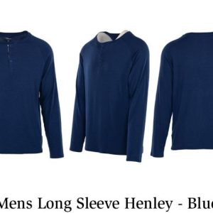 Men's Long Sleeve Henley Shirt